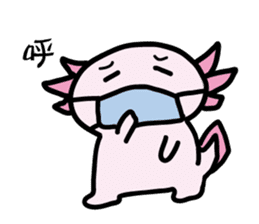 Cute Axolotls sticker #8836086