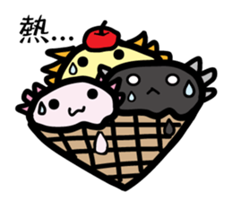 Cute Axolotls sticker #8836112