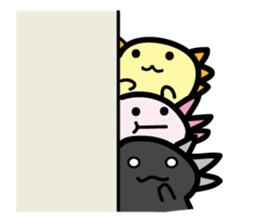 Cute Axolotls sticker #8836113