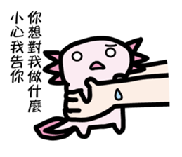 Cute Axolotls sticker #8836121