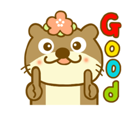 Koume otter sticker #8836328