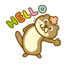 Koume otter sticker #8836342