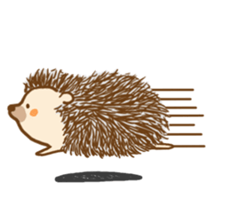 Sticker hedgehog to use well sticker #8836478
