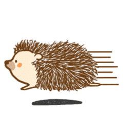 Sticker hedgehog to use well sticker #8836478