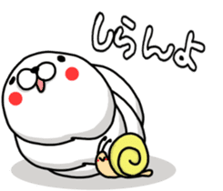 WHITE CATERPILLAR AND SNAIL sticker #8836612