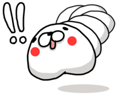 WHITE CATERPILLAR AND SNAIL sticker #8836613