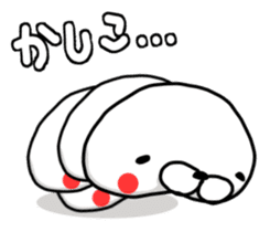 WHITE CATERPILLAR AND SNAIL sticker #8836614