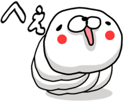 WHITE CATERPILLAR AND SNAIL sticker #8836616