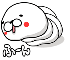 WHITE CATERPILLAR AND SNAIL sticker #8836617