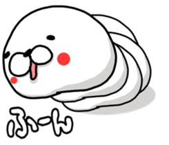 WHITE CATERPILLAR AND SNAIL sticker #8836617