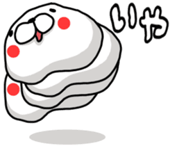 WHITE CATERPILLAR AND SNAIL sticker #8836624