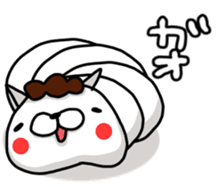 WHITE CATERPILLAR AND SNAIL sticker #8836629