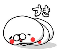 WHITE CATERPILLAR AND SNAIL sticker #8836637