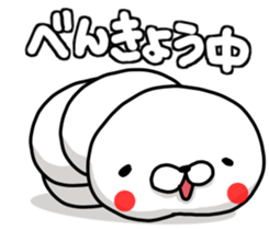 WHITE CATERPILLAR AND SNAIL sticker #8836639