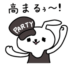 Party Rabbits 3 sticker #8836697