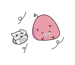 Piggy & Owlly sticker #8836845