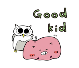 Piggy & Owlly sticker #8836851