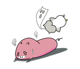 Piggy & Owlly sticker #8836861