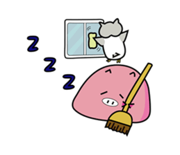 Piggy & Owlly sticker #8836863