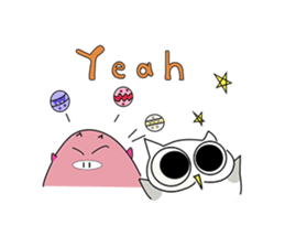 Piggy & Owlly sticker #8836869