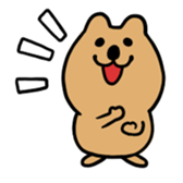 The world's happiest animal, Quka! sticker #8837497