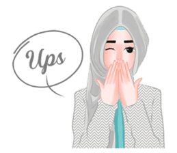 Hijab Outfit of The Day sticker #8837644