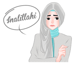 Hijab Outfit of The Day sticker #8837649