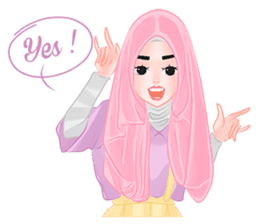 Hijab Outfit of The Day sticker #8837651