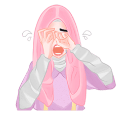 Hijab Outfit of The Day sticker #8837654