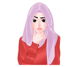 Hijab Outfit of The Day sticker #8837669