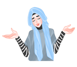 Hijab Outfit of The Day sticker #8837674