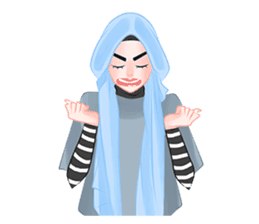 Hijab Outfit of The Day sticker #8837676