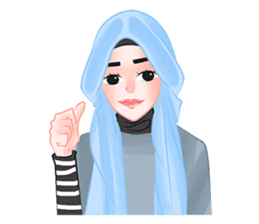 Hijab Outfit of The Day sticker #8837679