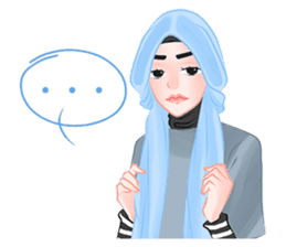 Hijab Outfit of The Day sticker #8837681