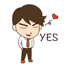 Lovely You&Me : ENG sticker #8837689