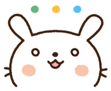 Cute selfish rabbit 4 sticker #8838166