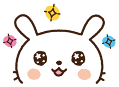 Cute selfish rabbit 4 sticker #8838170