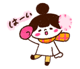 Winter girl, Ringo! sticker #8838329