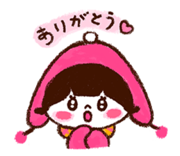 Winter girl, Ringo! sticker #8838334