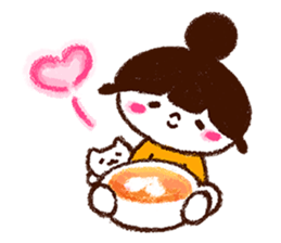 Winter girl, Ringo! sticker #8838335