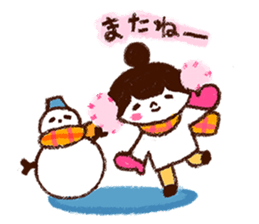Winter girl, Ringo! sticker #8838336