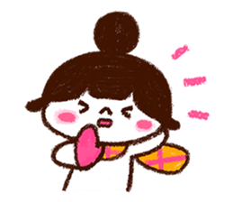 Winter girl, Ringo! sticker #8838337