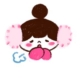 Winter girl, Ringo! sticker #8838340