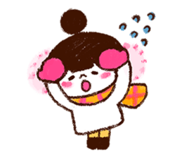 Winter girl, Ringo! sticker #8838342