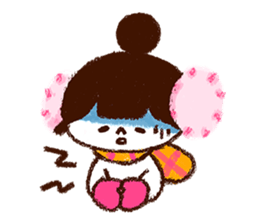 Winter girl, Ringo! sticker #8838344