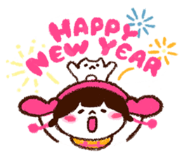 Winter girl, Ringo! sticker #8838348