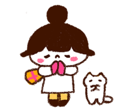 Winter girl, Ringo! sticker #8838349