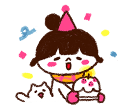 Winter girl, Ringo! sticker #8838352