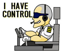 Funny Jet Pilot sticker #8838403