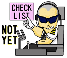 Funny Jet Pilot sticker #8838406